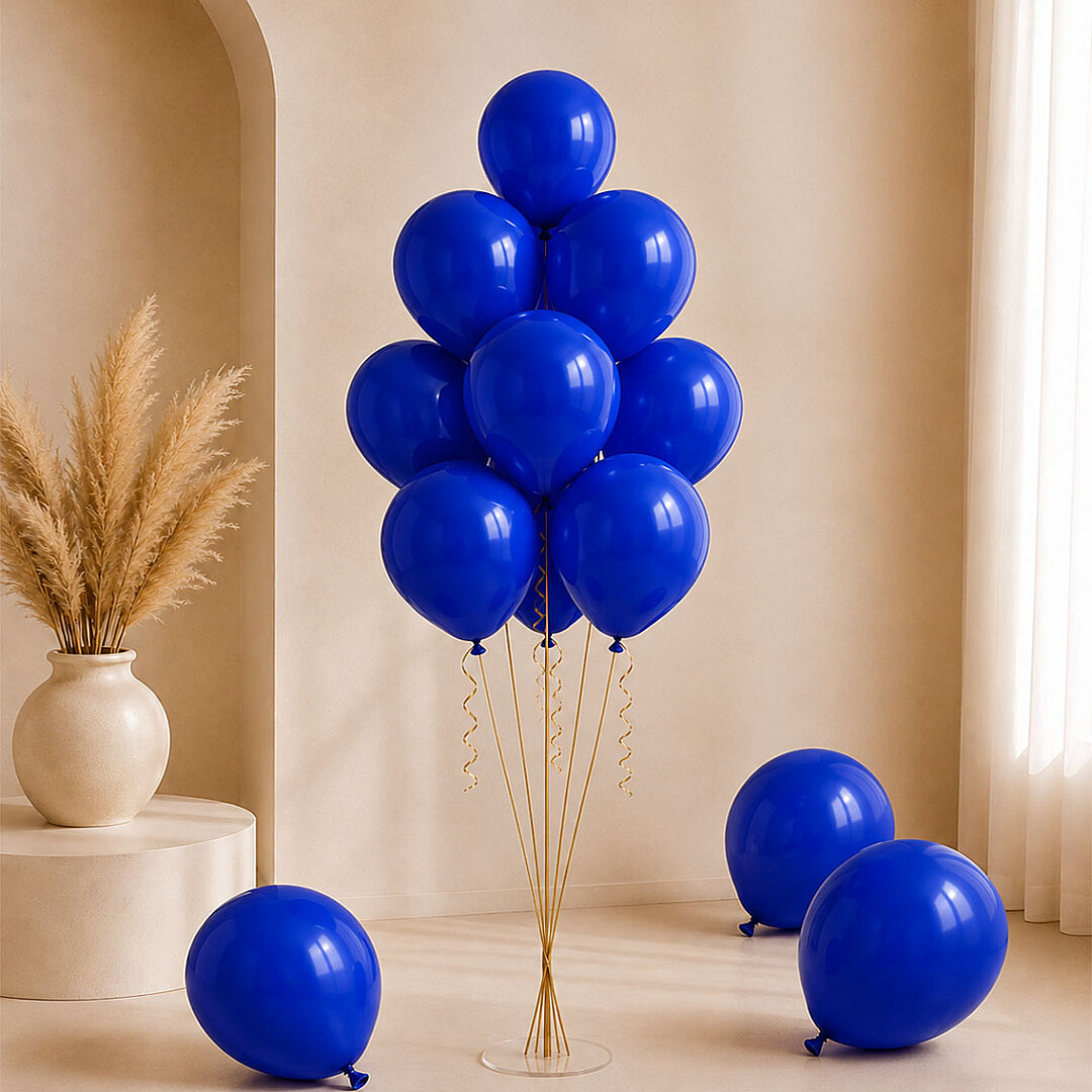 Lacivert Renk Lateks Pastel Balon (30 cm) - 100 Adet - 2