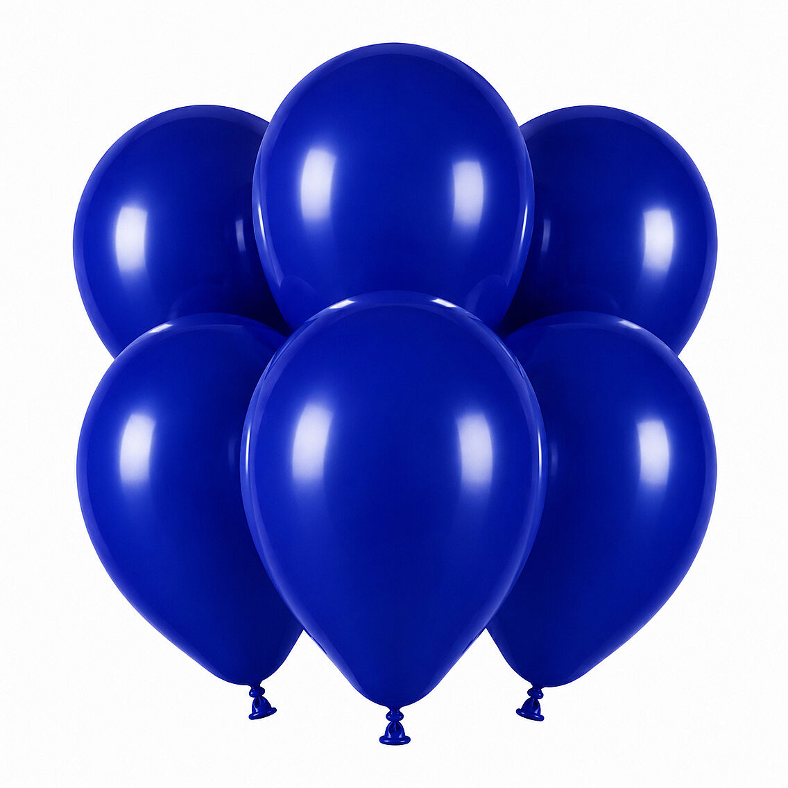 Lacivert Renk Lateks Pastel Balon (30 cm) - 6 Adet - 1