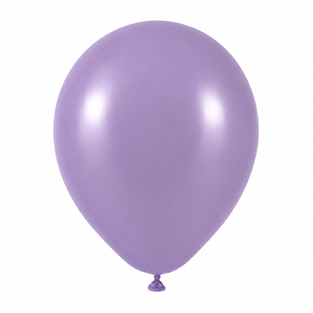 Lavanta Renk Lateks Retro Balon (13 cm) - 10 Adet - 2