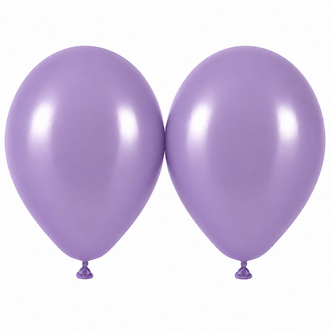 Lavanta Renk Lateks Retro Balon (50 cm) - 2 Adet - 1