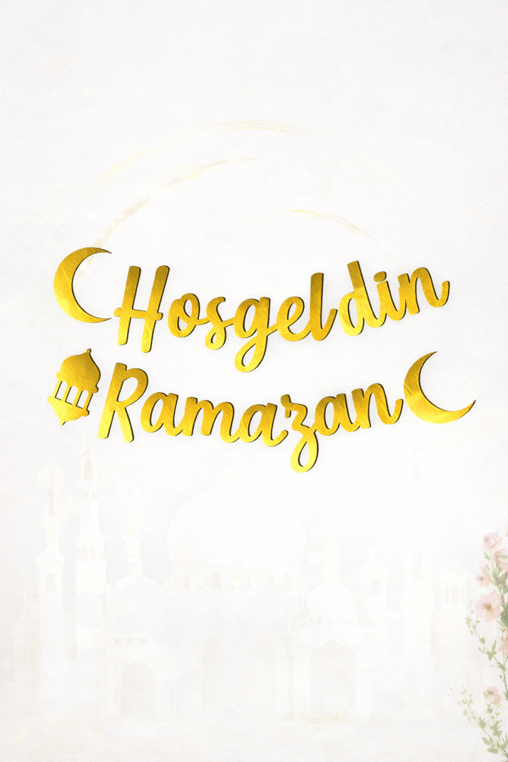 Beyüs Ramazan Ayı Led Işıklı Hoşgeldin Ramazan El Yazısı. Ramazan Bayramı Dekoratif Işıklı - 4