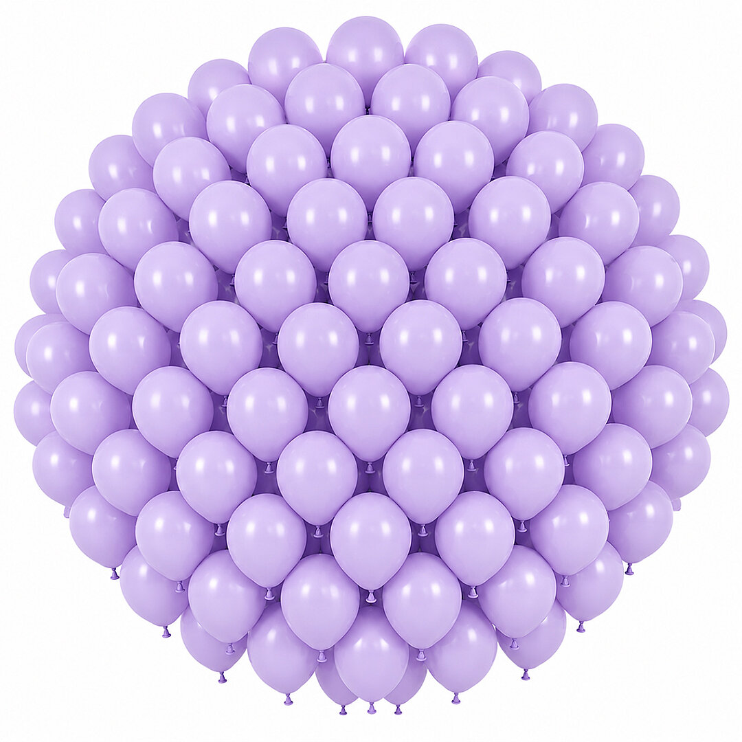 Lila Renk Lateks makaron Balon (30 cm) - 100 Adet - Beysüs