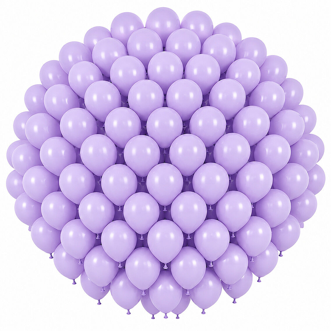 Lila Renk Lateks makaron Balon (30 cm) - 100 Adet - 1