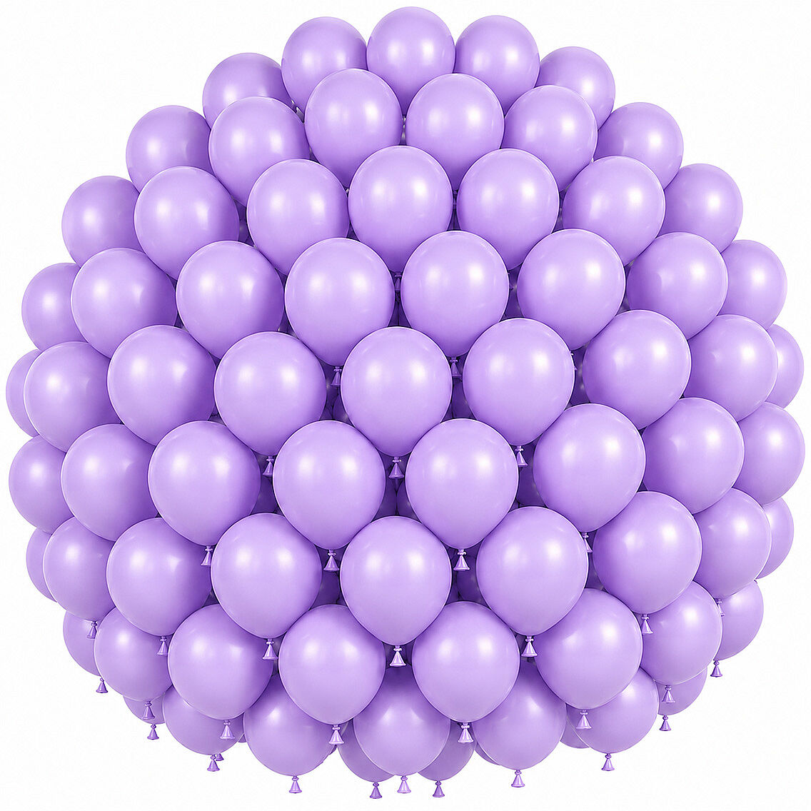 Lila Renk Lateks Pastel Balon (30 cm) - 100 Adet - 1