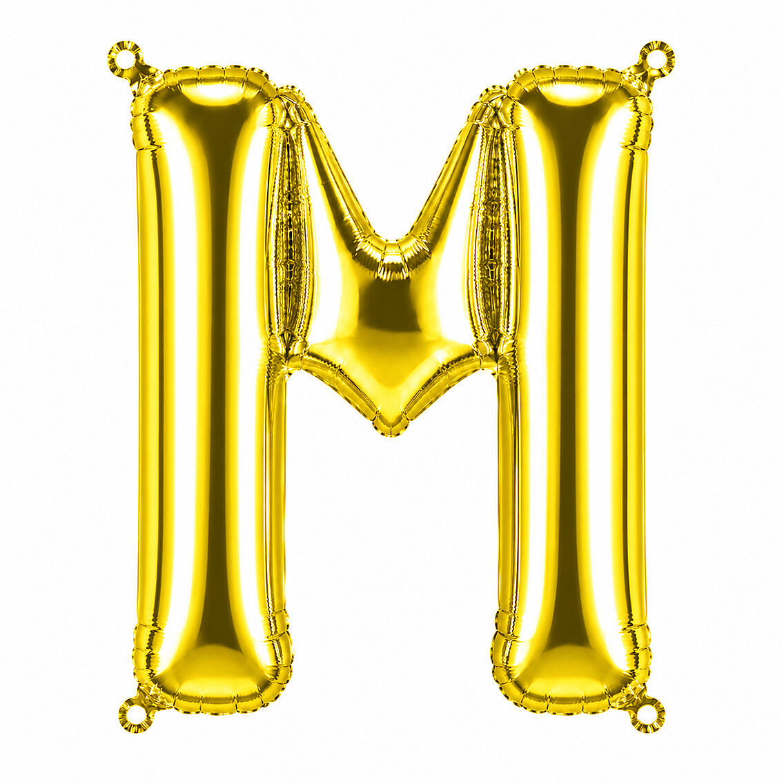M Harfi Folyo Balon Altın Rengi (76 cm) - 1