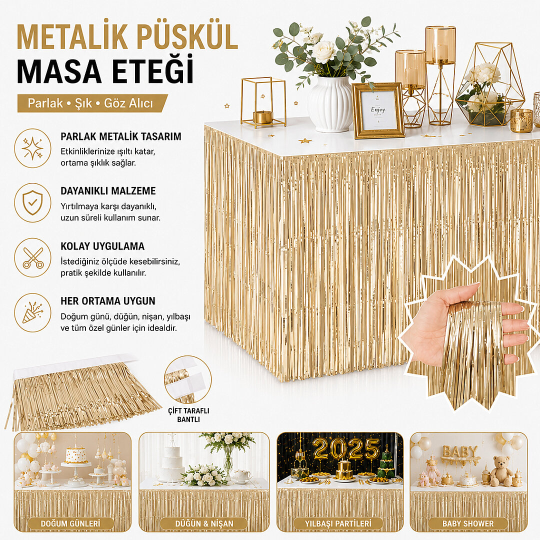 Masa Püskülü Şampanya - 1