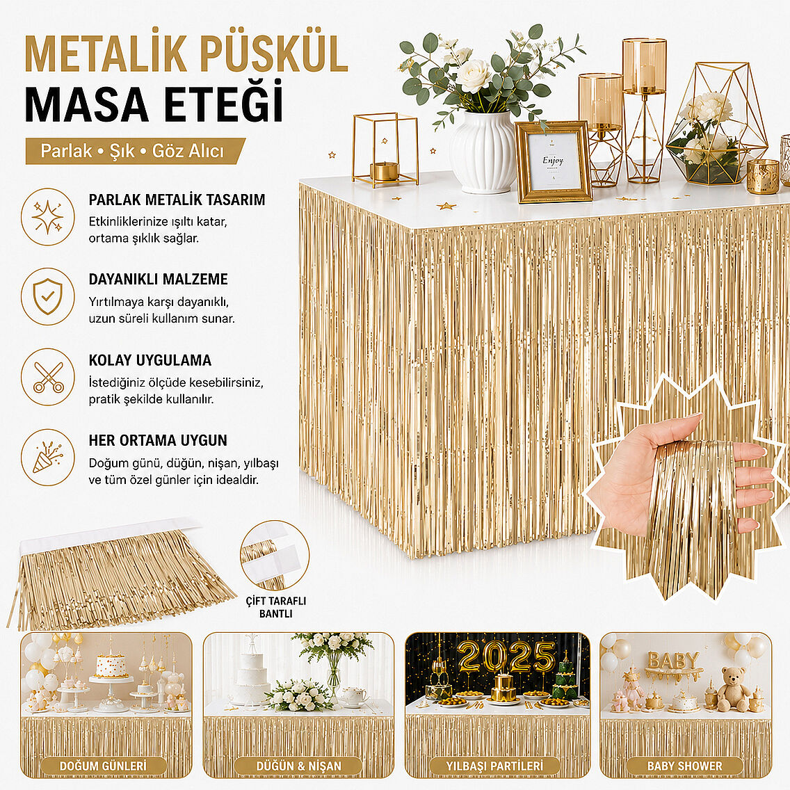 Masa Püskülü Şampanya - 1