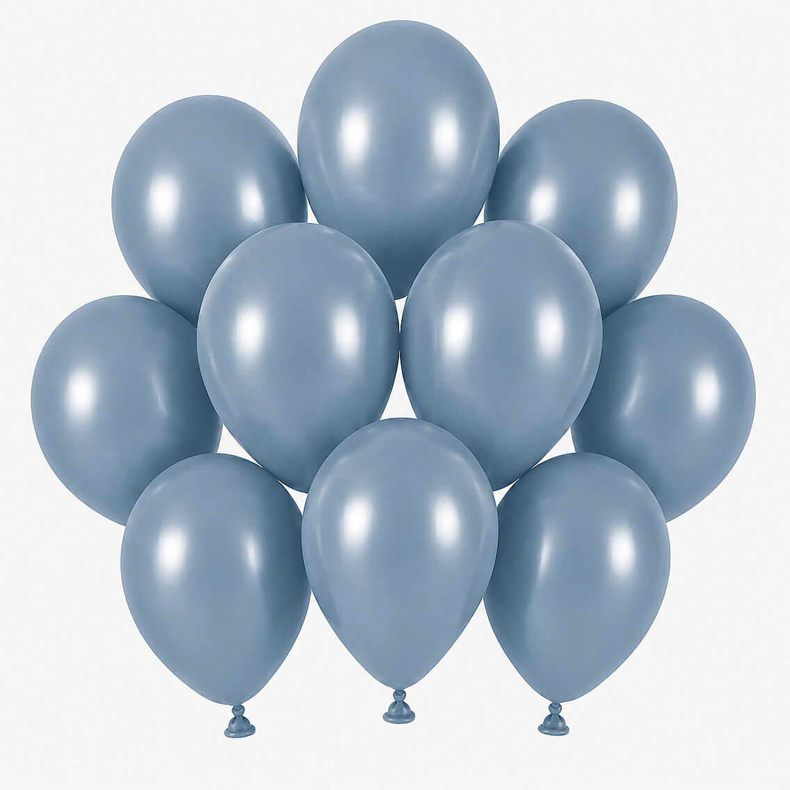 Mavi Cam Renk Lateks Retro Balon (13 cm) - 10 Adet - 1