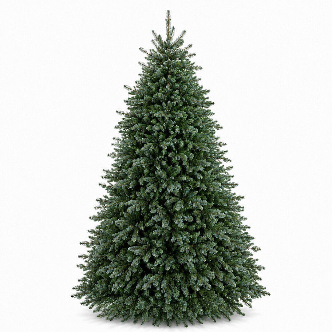 Mavi Ladin Kendinden Işıklı Yılbaşı Çam Ağacı 210 cm (1790 Dal) - Premium Seri - 2