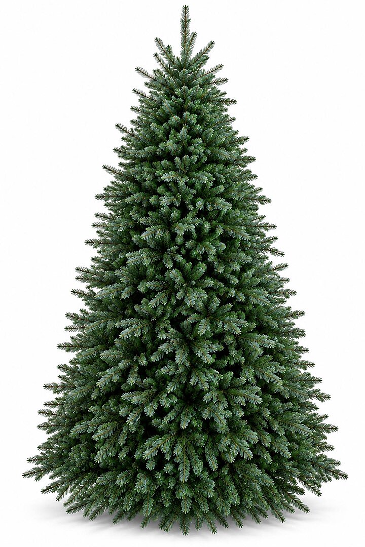 Mavi Ladin Kendinden Işıklı Yılbaşı Çam Ağacı 210 cm (1790 Dal) - Premium Seri - 2