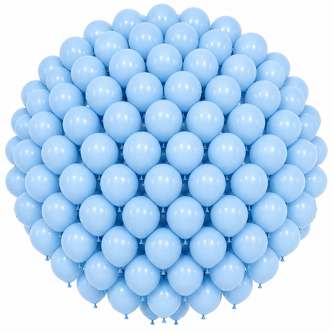 Mavi Renk Lateks makaron Balon (30 cm) - 100 Adet - Beysüs
