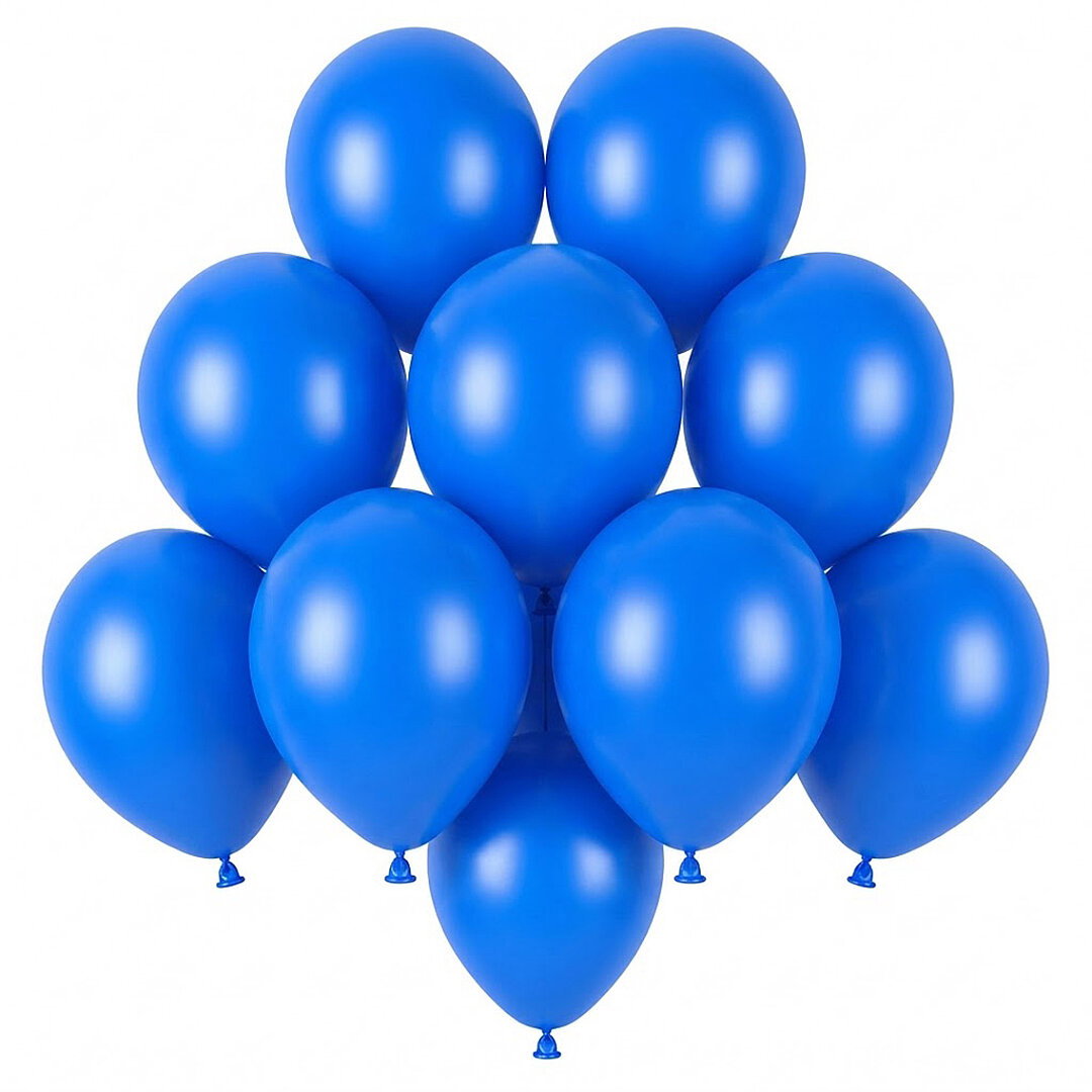 Mavi Renk Lateks Pastel Balon (13 cm) - 10 Adet - Beysüs