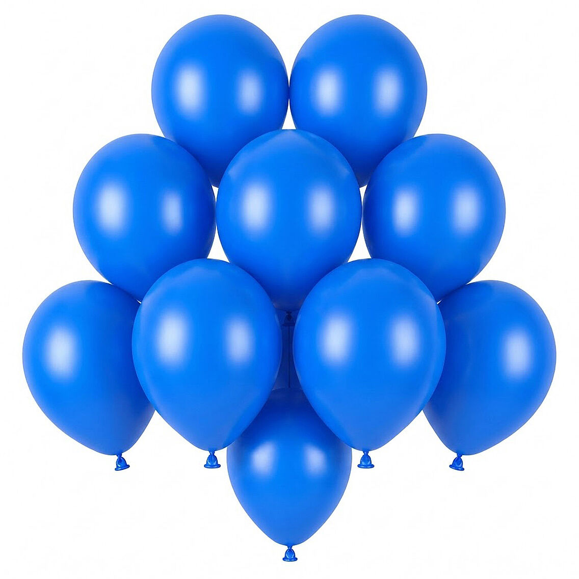 Mavi Renk Lateks Pastel Balon (13 cm) - 10 Adet - 1