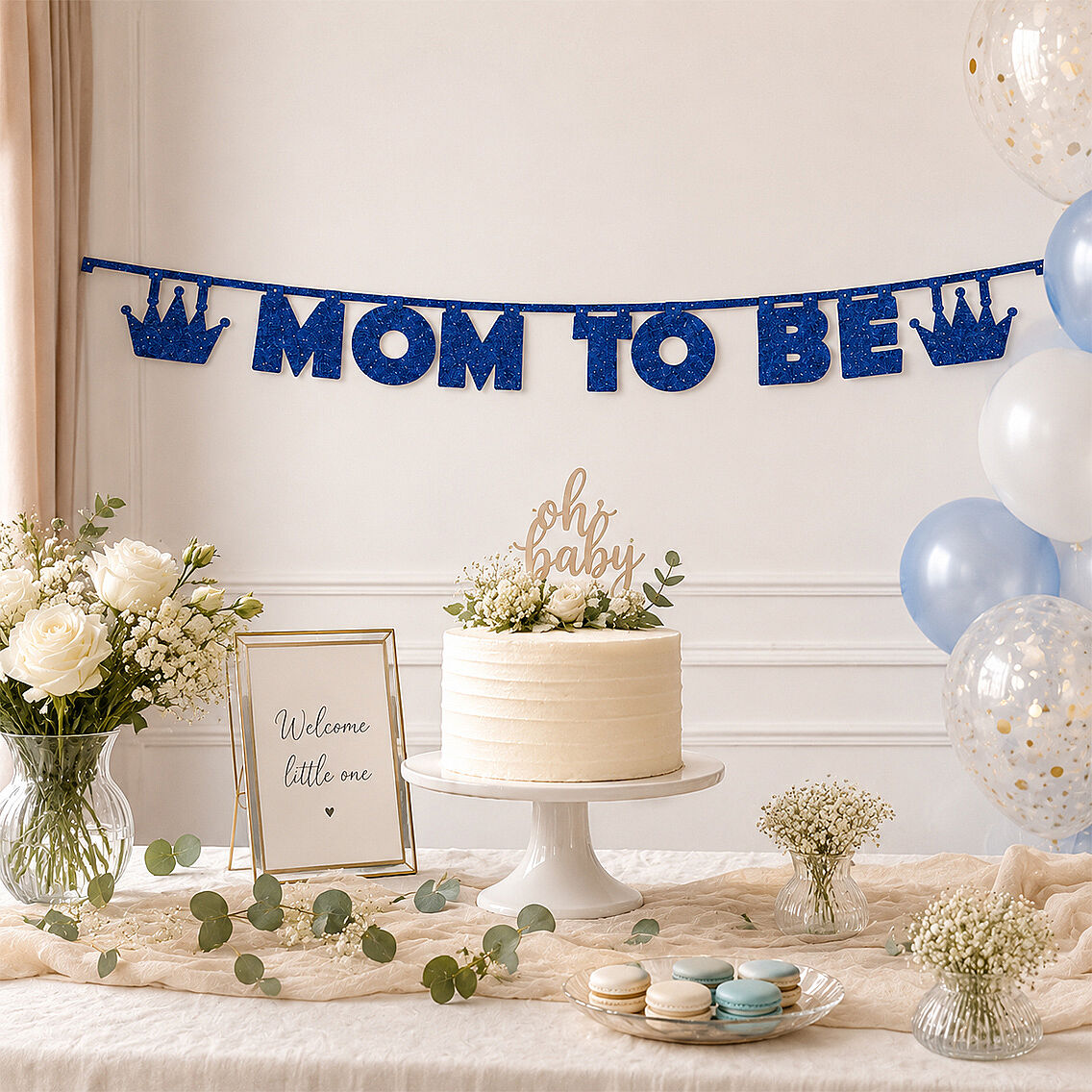 Mom To Be Eva Banner Mavi - 2