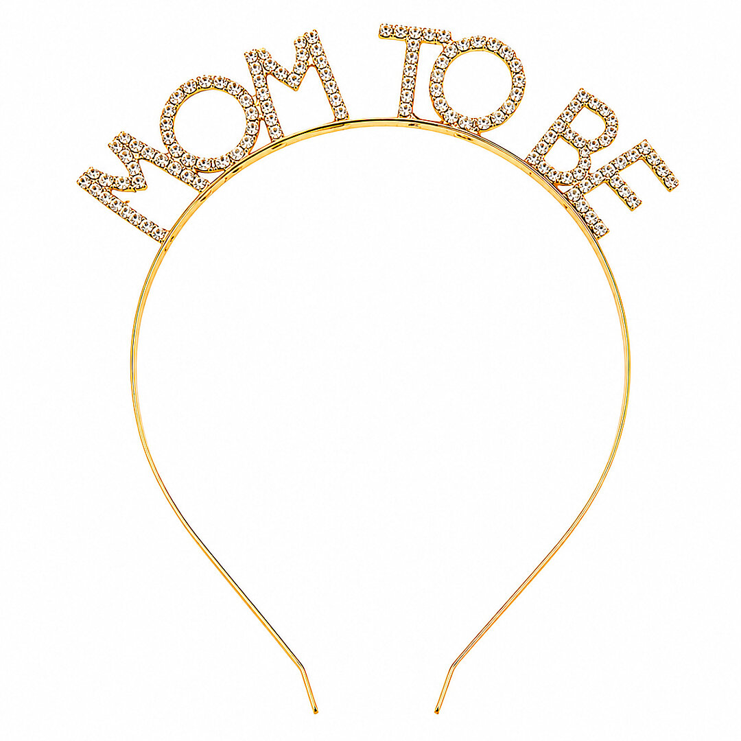 Mom To Be Taşlı Lüx Tac Rose Gold - 1
