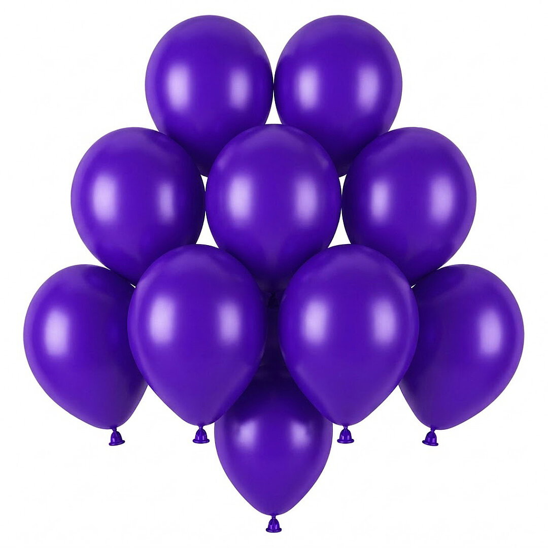 Mor Renk Lateks Pastel Balon (13 cm) - 10 Adet - Beysüs