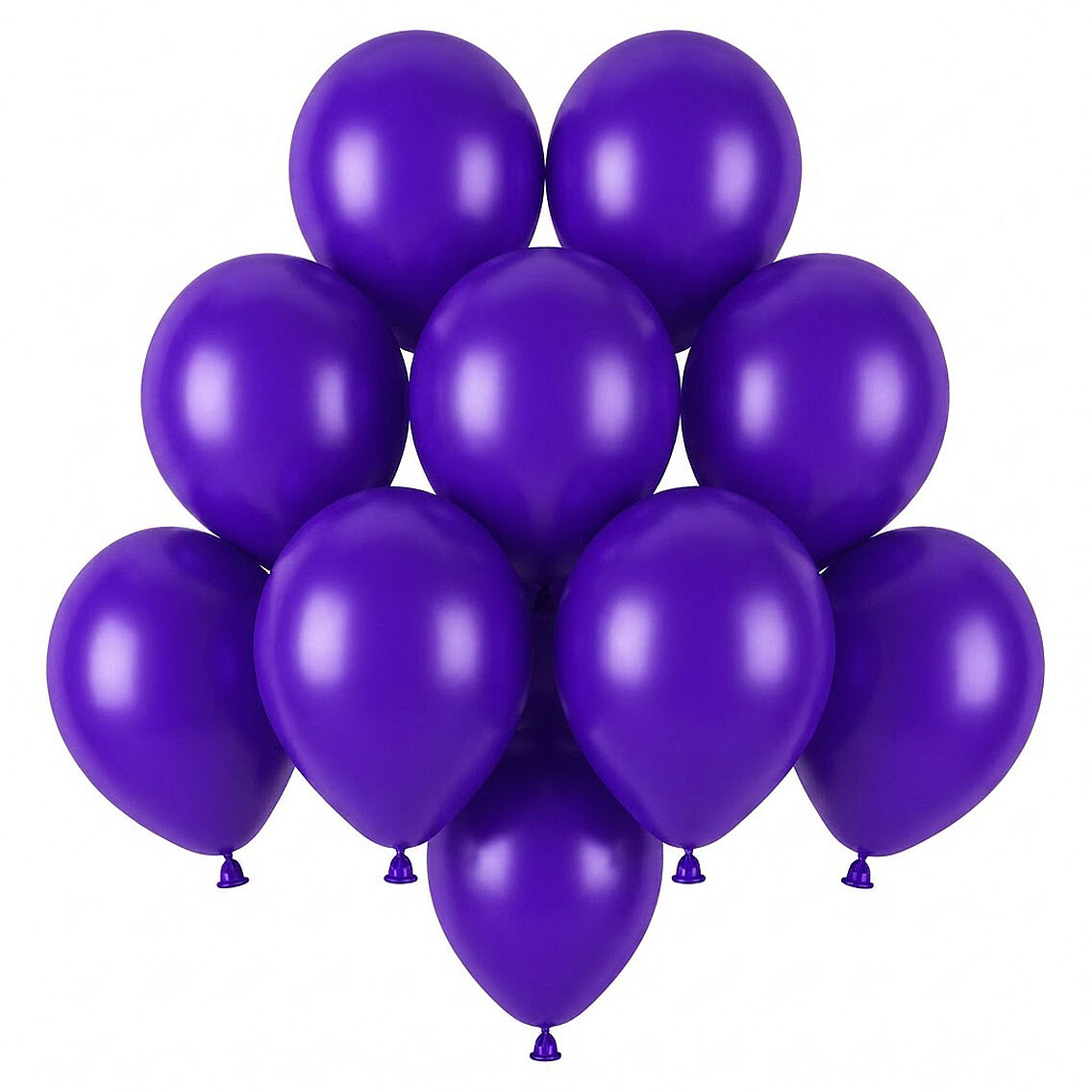 Mor Renk Lateks Pastel Balon (13 cm) - 10 Adet - 1
