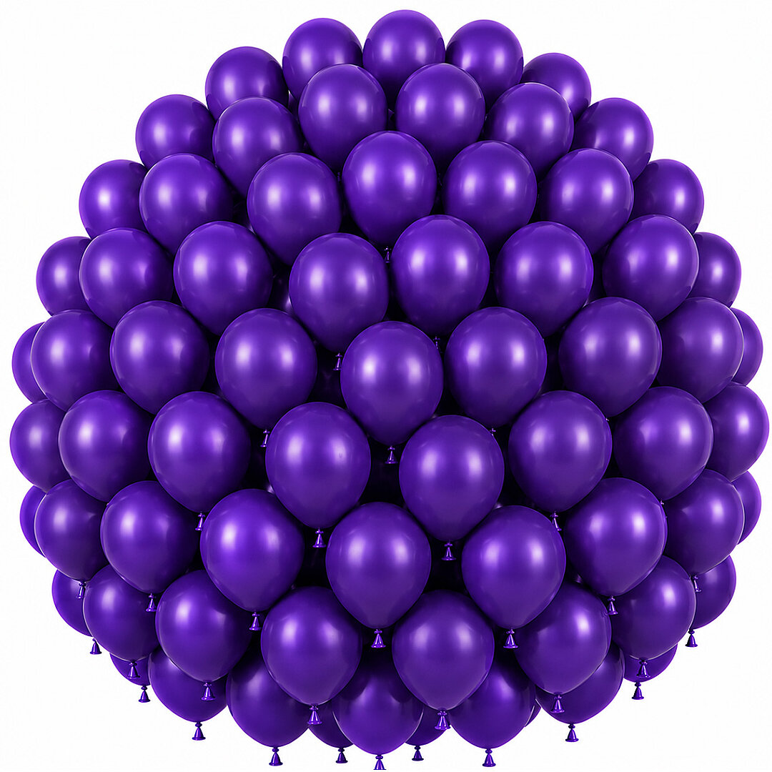 Mor Renk Lateks Pastel Balon (30 cm) - 100 Adet - Beysüs