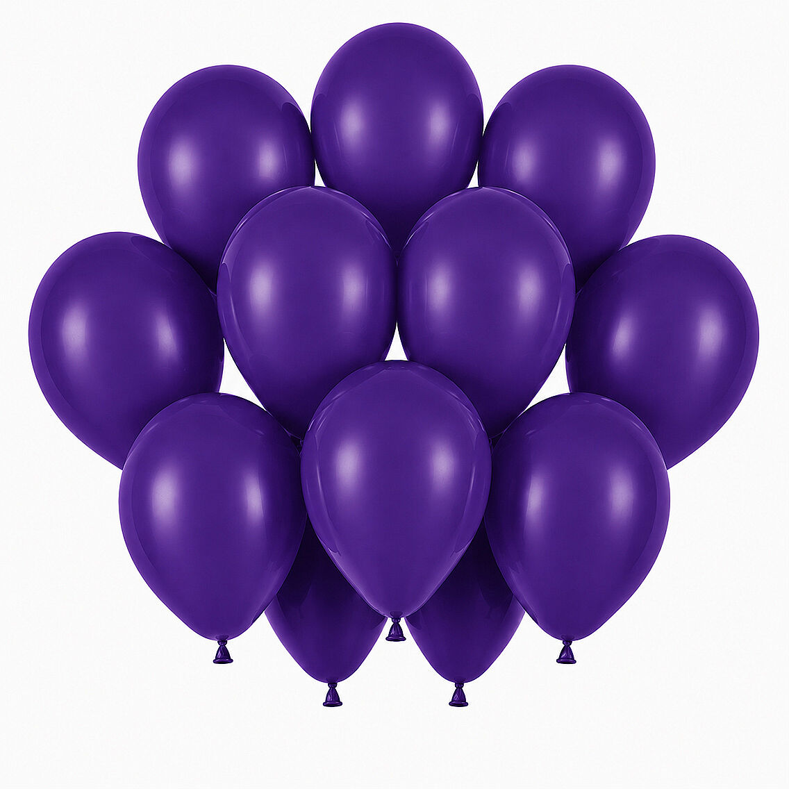 Mor Renk Lateks Pastel Balon (30 cm) - 12 Adet - 1
