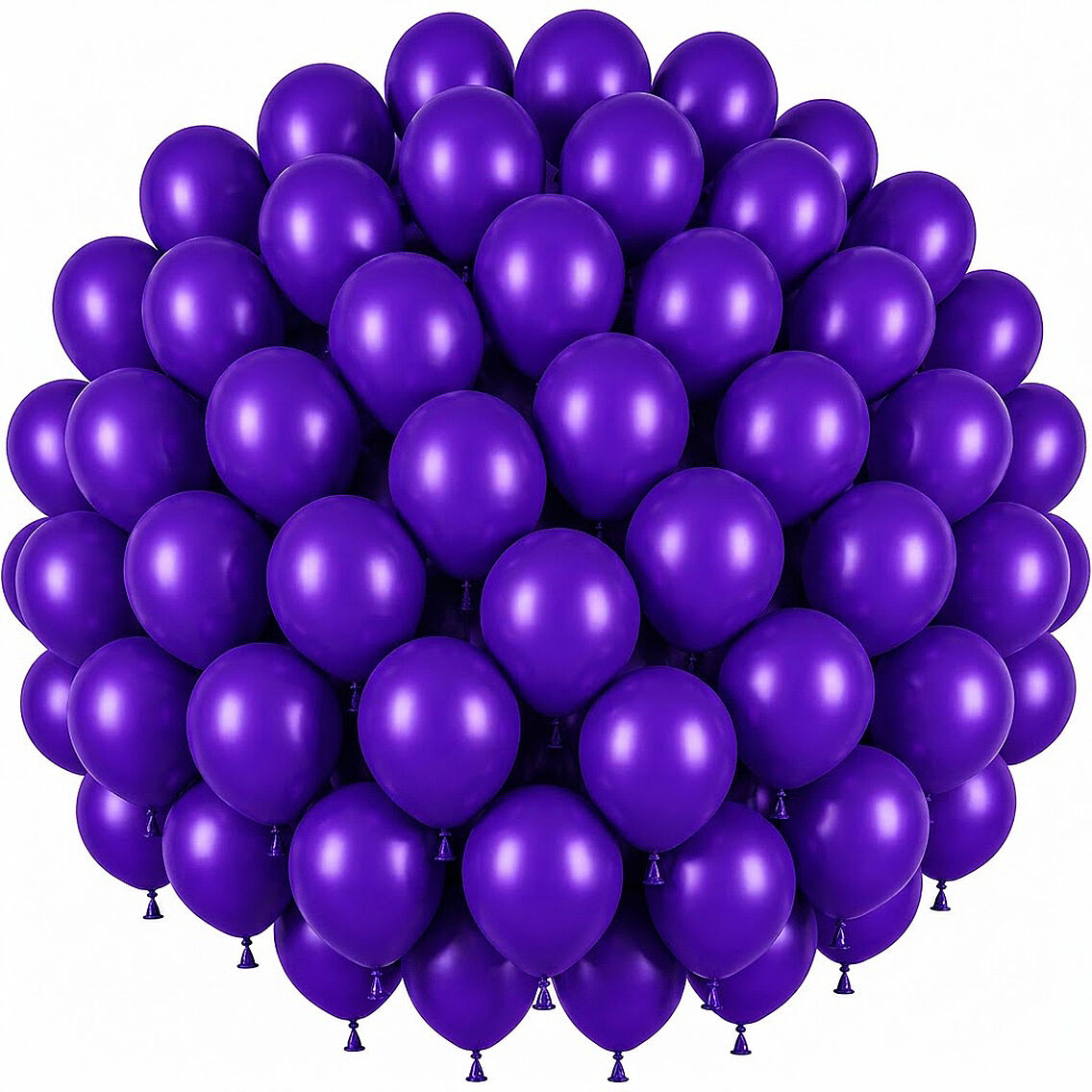 Mor Renk Lateks Pastel Balon (30 cm) - 50 Adet - 1