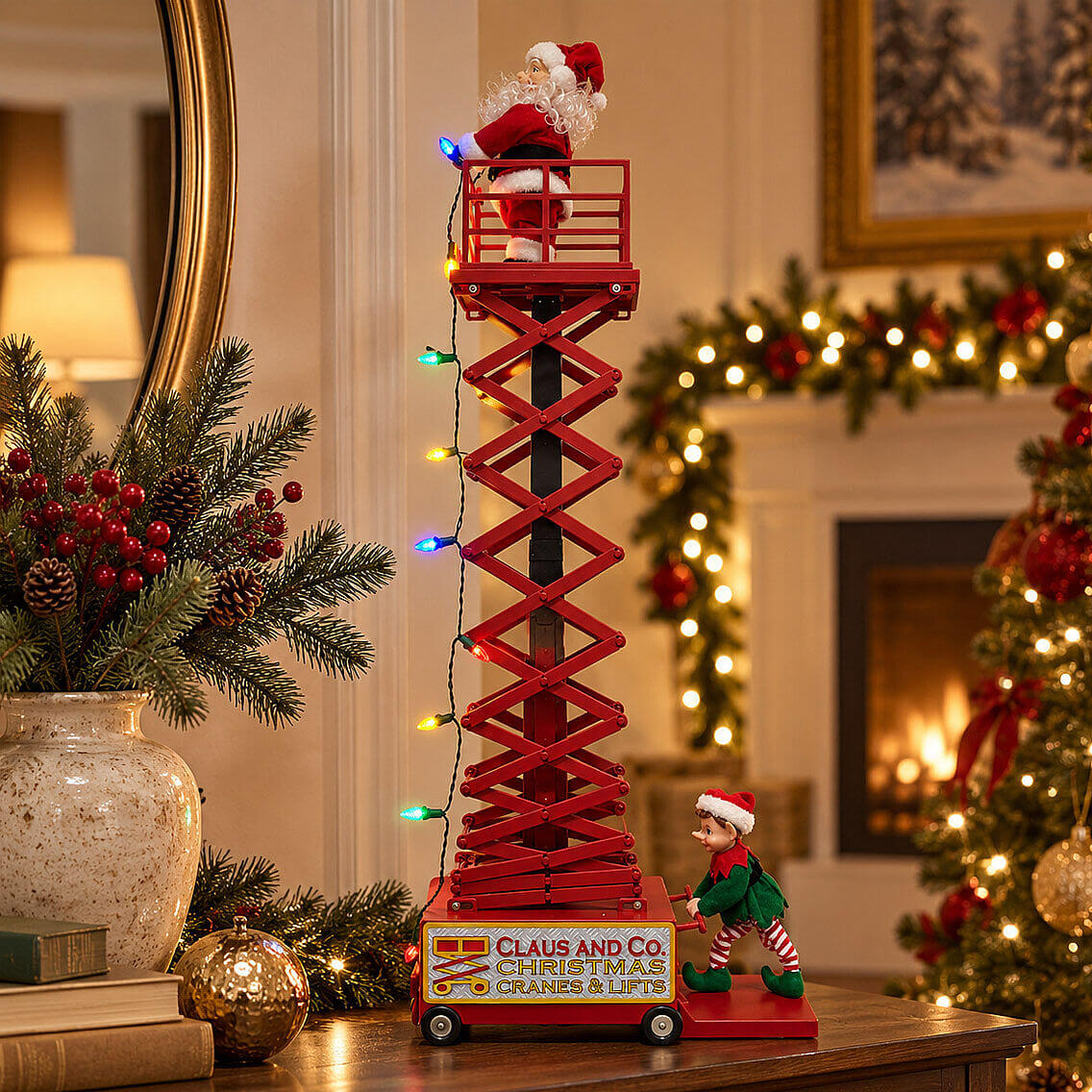 Mr. Christmas Elfli Noel Babalı Işıklı Lift - 3