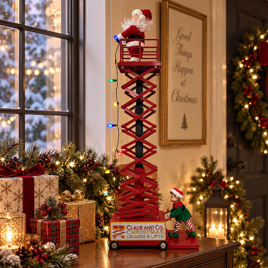 Mr. Christmas Elfli Noel Babalı Işıklı Lift - 4