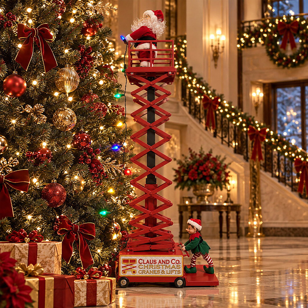 Mr. Christmas Elfli Noel Babalı Işıklı Lift - 5