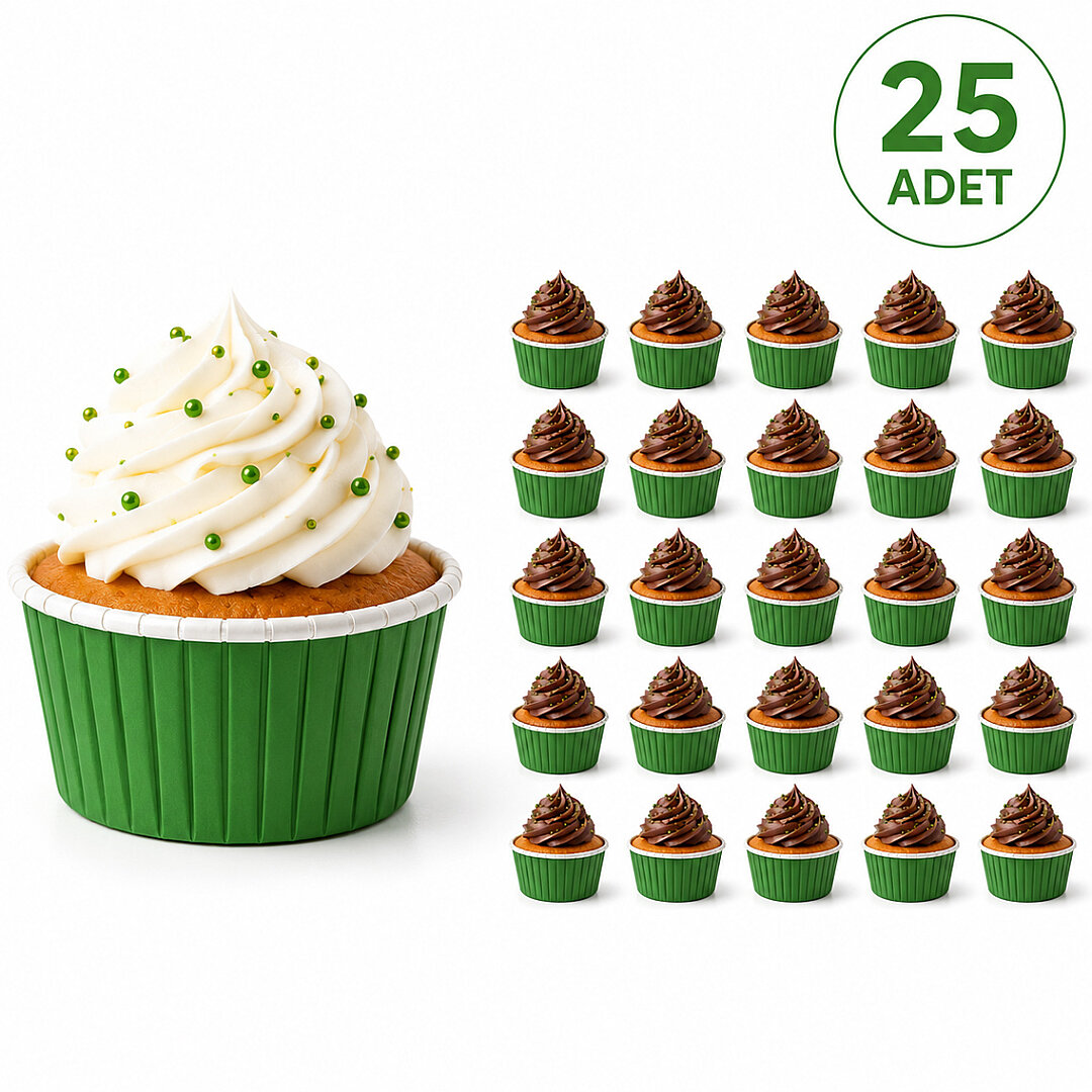 Muffin Kalıbı 25'li Yeşil - 2
