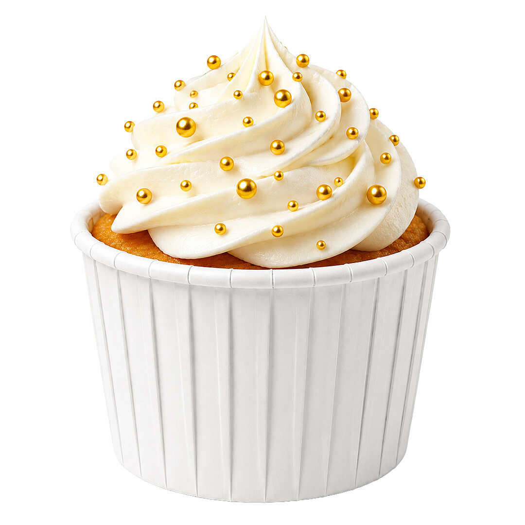 Muffin Kalıbı 50'li Beyaz - Beysüs