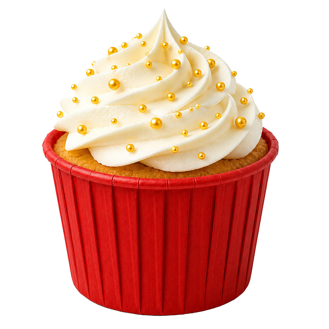 Muffin Kalıbı 50'li Kırmızı - Beysüs