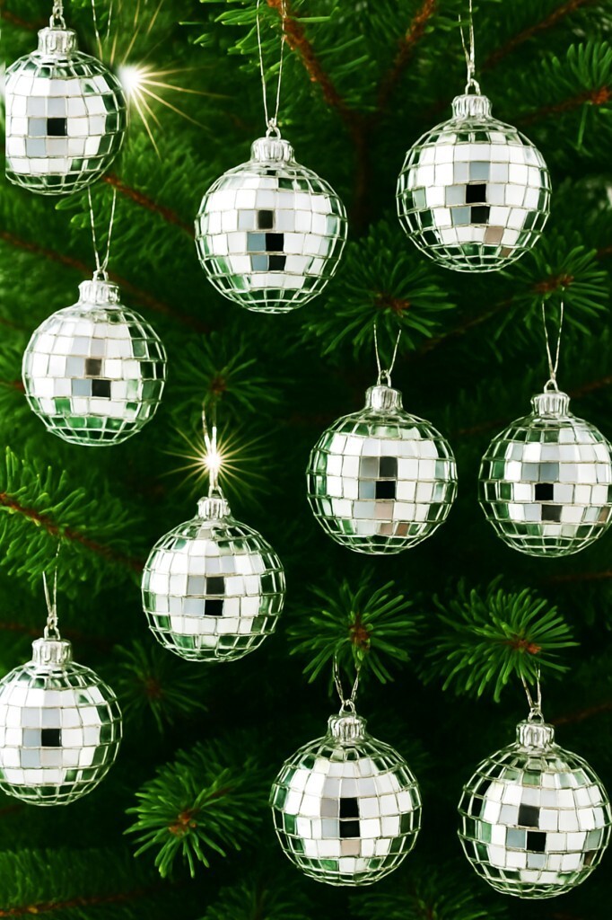 Beysüs Yılbaşı Çam Ağacı Süsü Parlak Aynalı Disko Topu Cici Top 3cm 12'li - 2