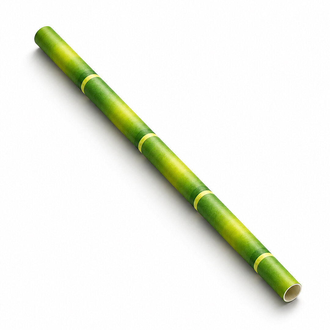 Parti Kağıt Pipeti 25'li Bambu - 2