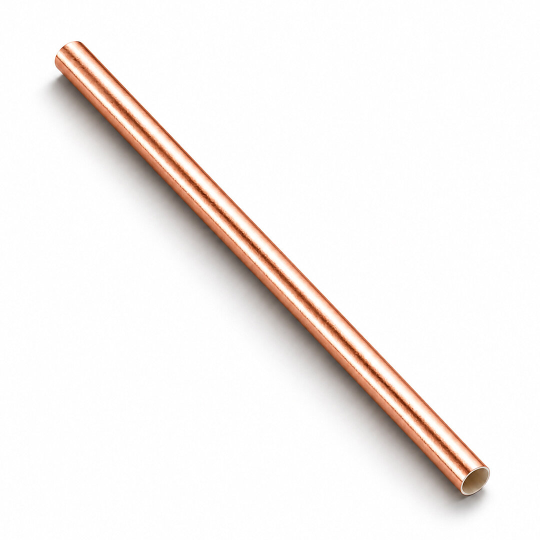 Parti Kağıt Pipeti 25'li Rose Gold - 2