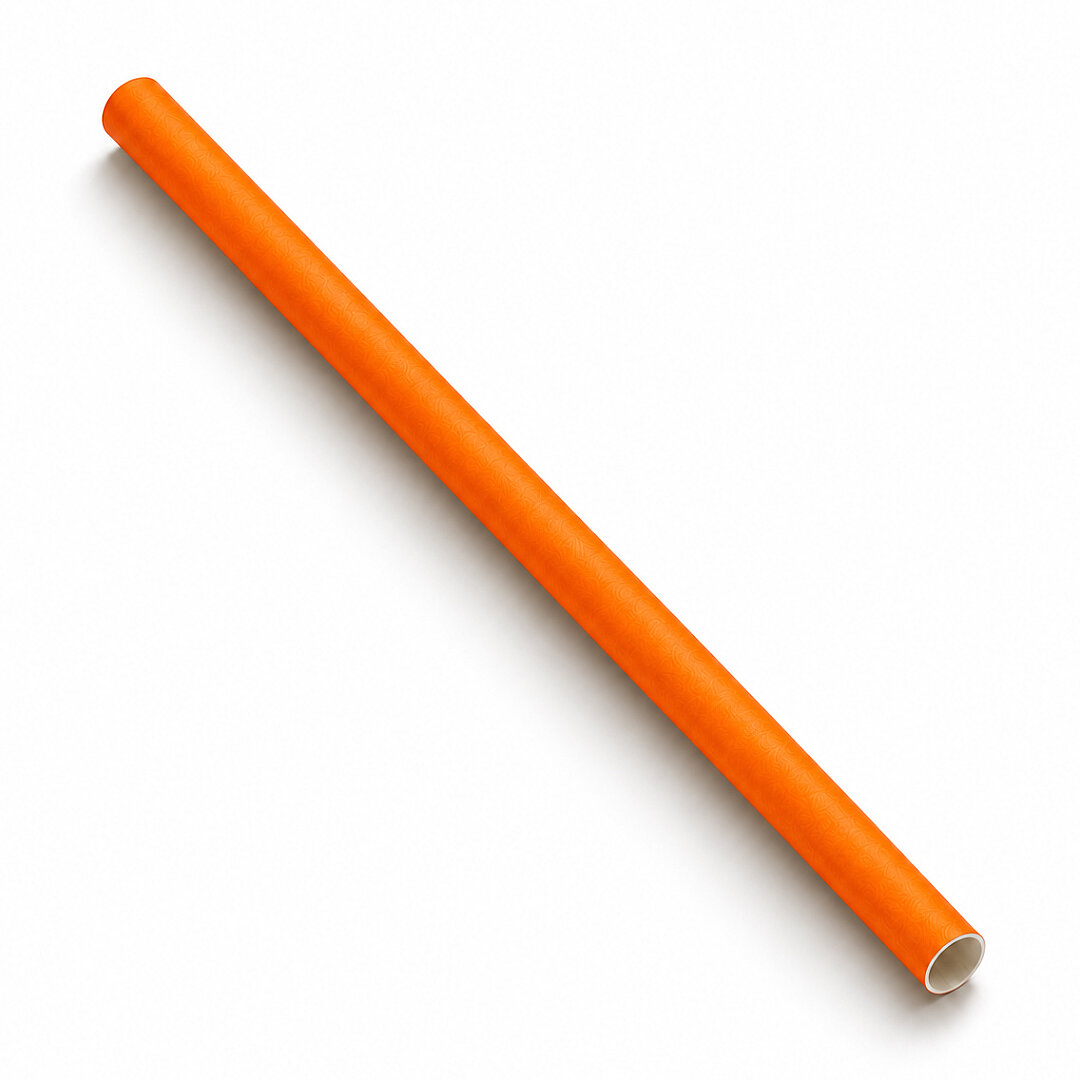 Parti Kağıt Pipeti 25'li Turuncu - 2
