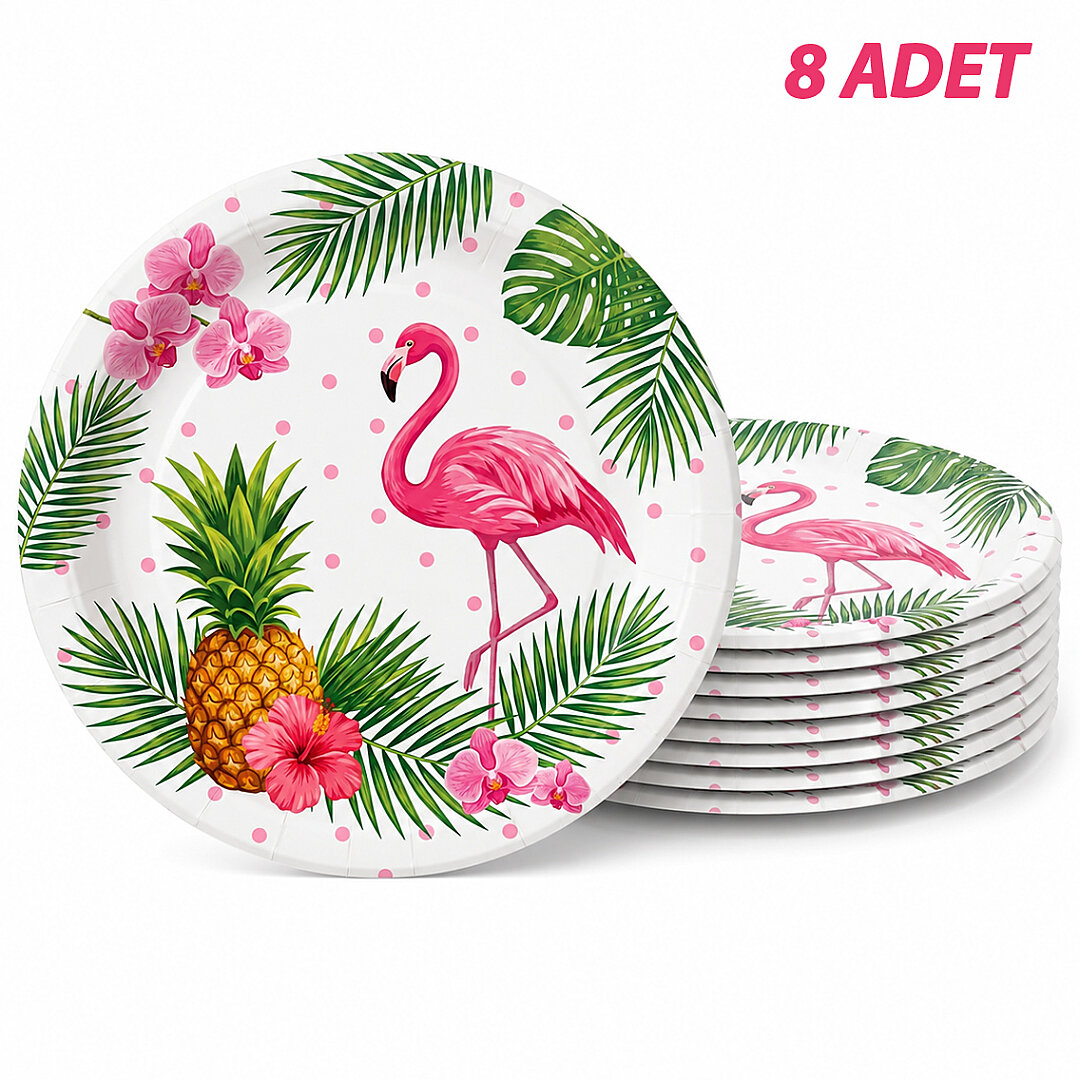 Parti Lisanslı Tabak Flamingo - 1