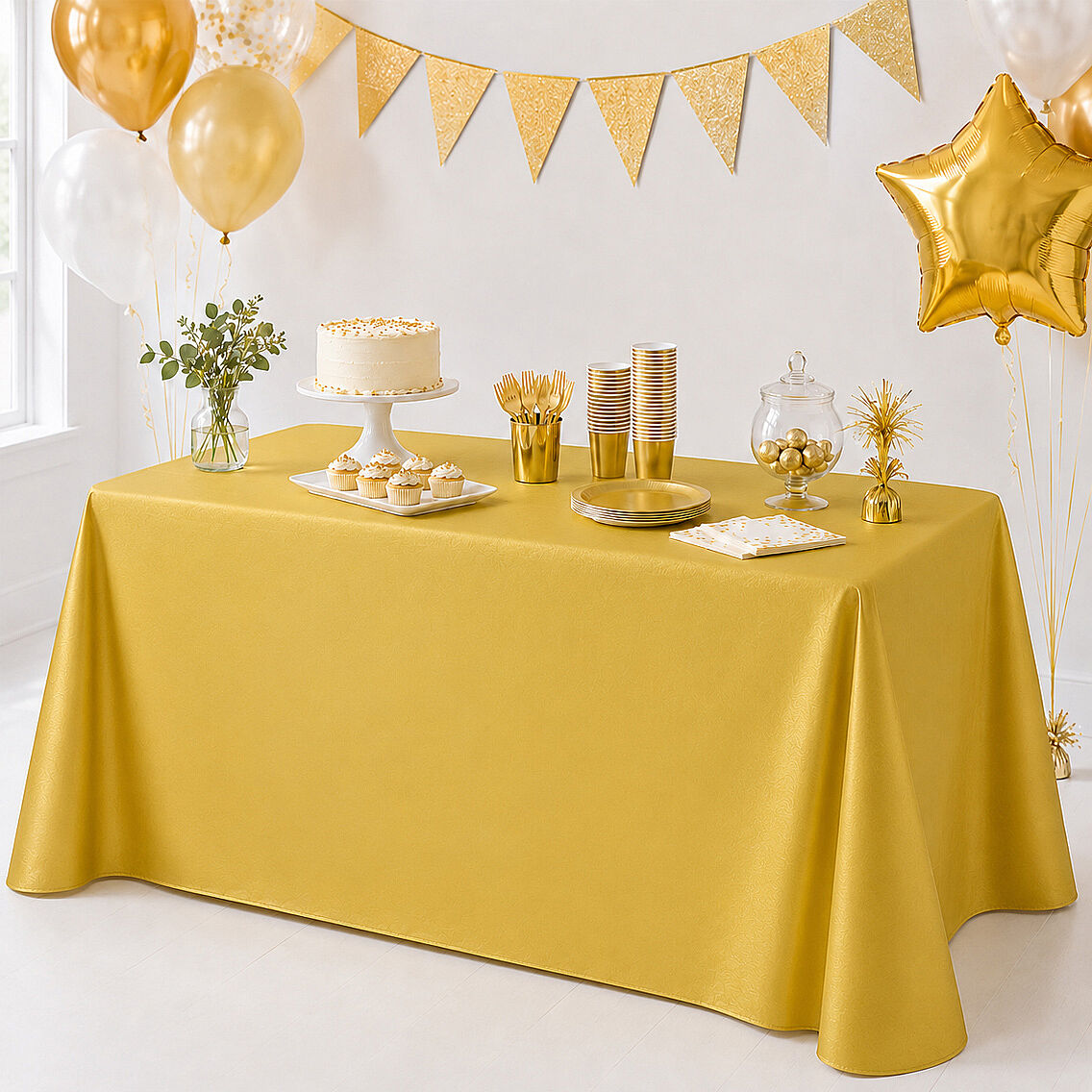 Parti Masa Örtüsü Gold - 3