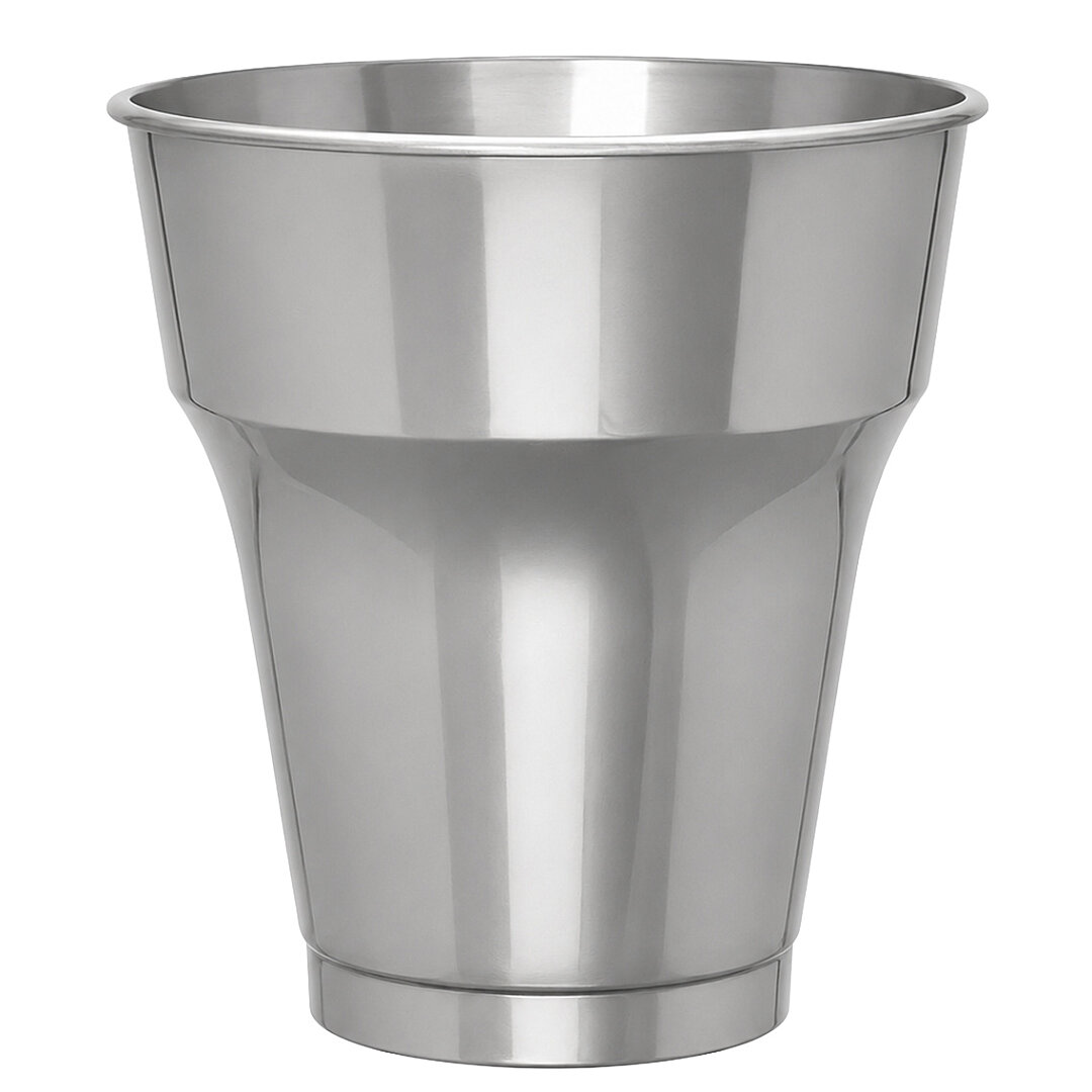 Parti Plastik Bardak 24'lü Gümüş - 3