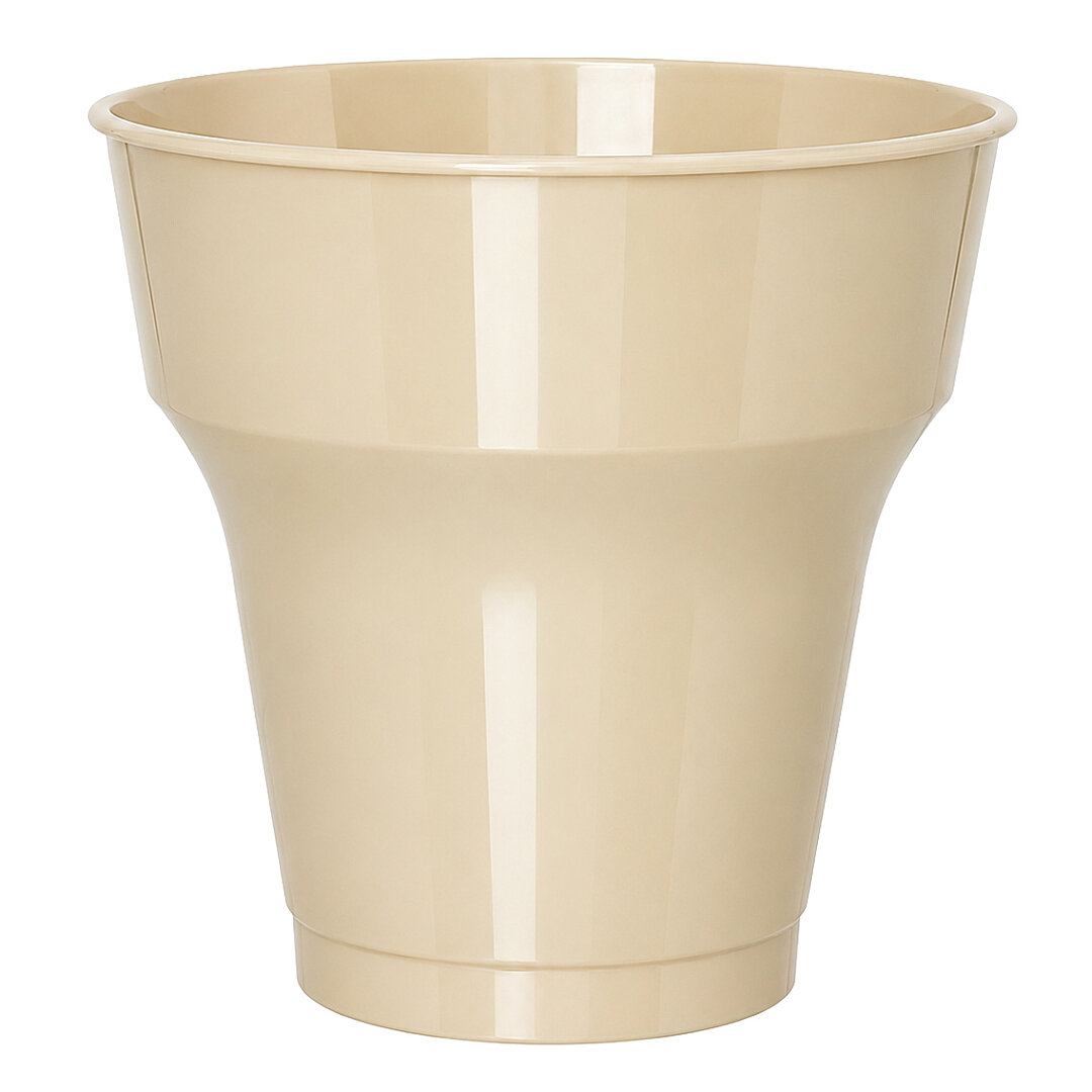 Parti Plastik Bardak 24'lü Krem - 3