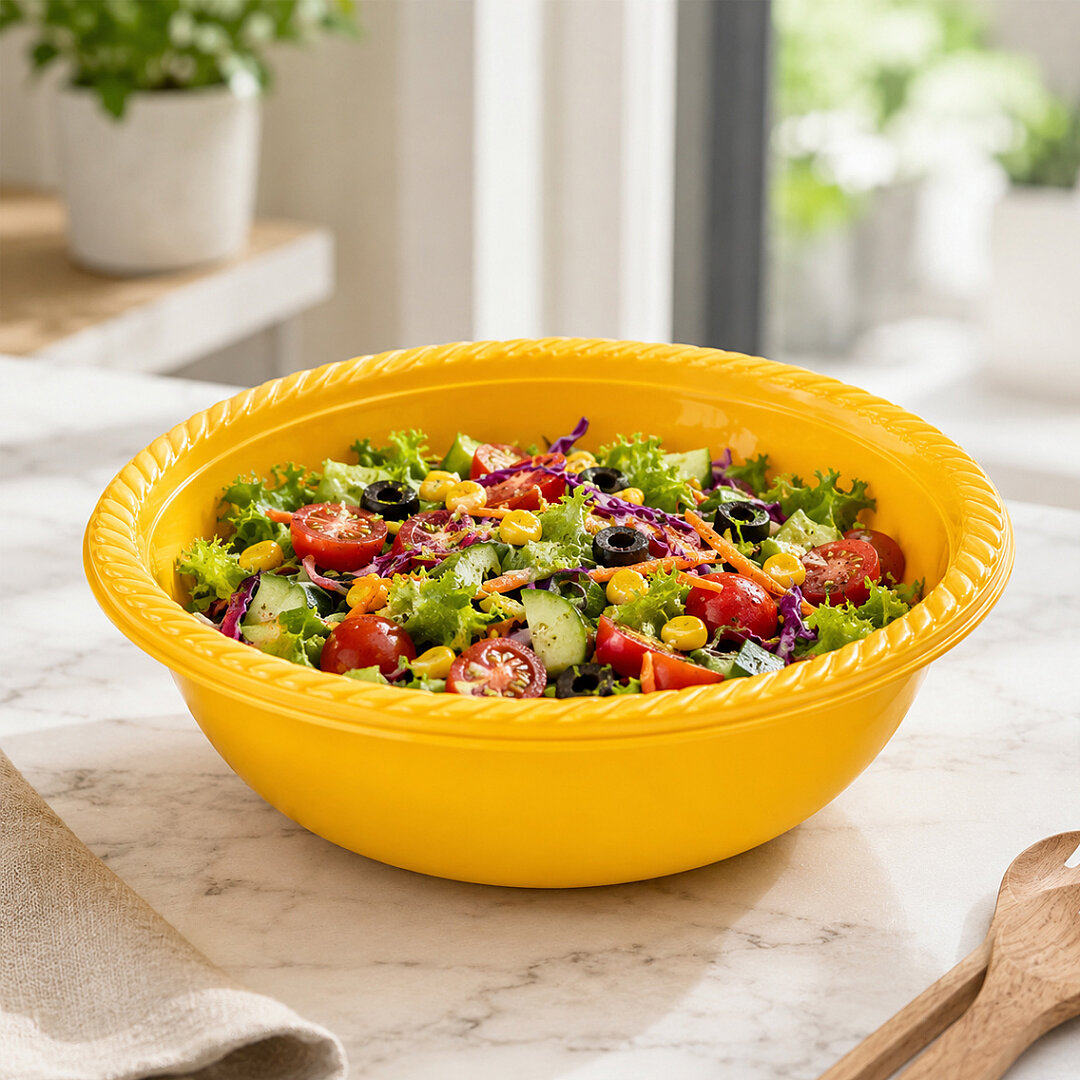 Parti Salata Kasesi Plastik Sarı - 2