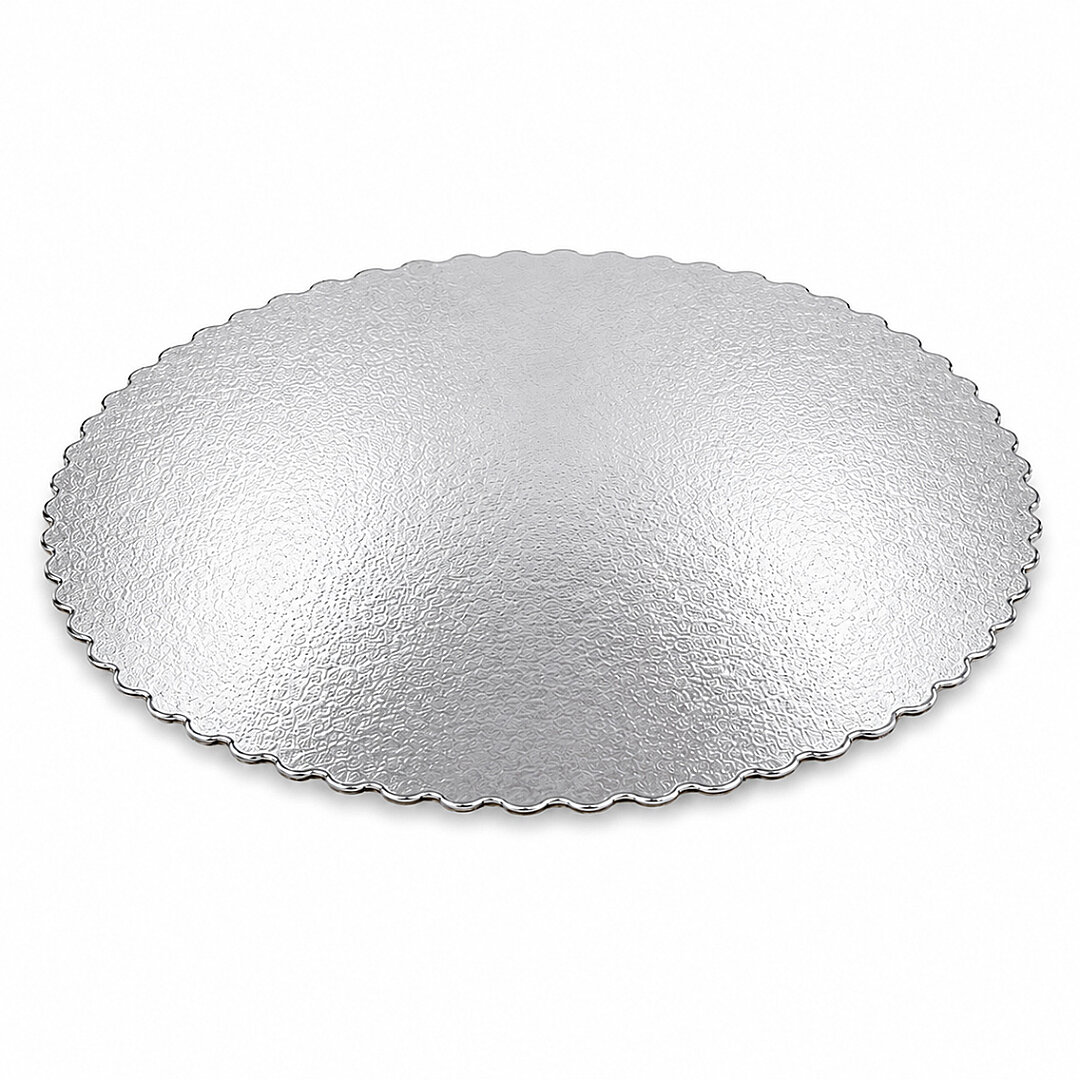 Pasta Altlığı Gümüş Yuvarlak 30x32 cm - 3