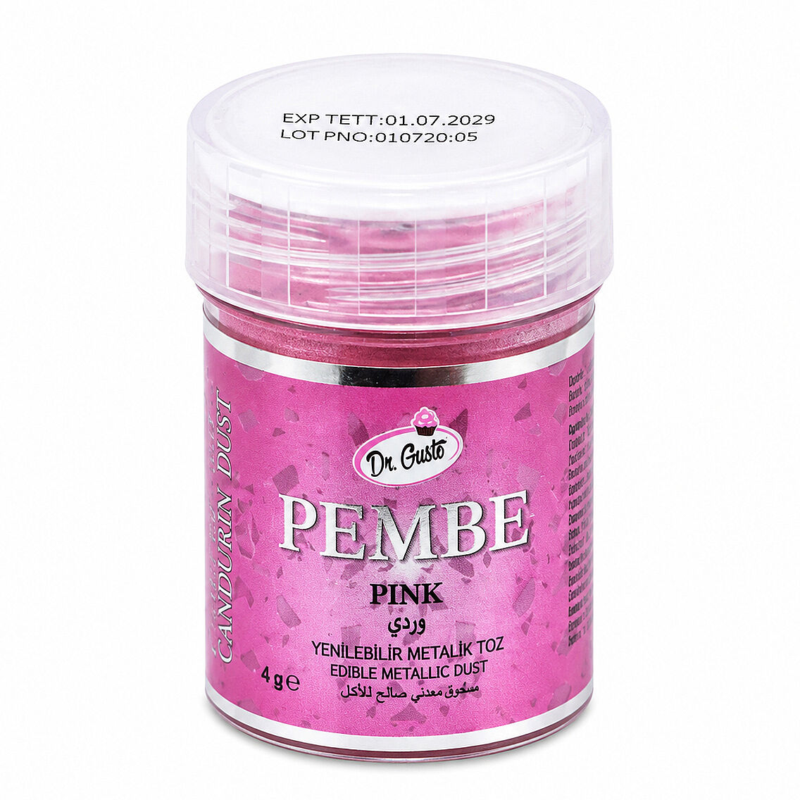 Pasta Yenilebilir Toz Sim Pembe - 1