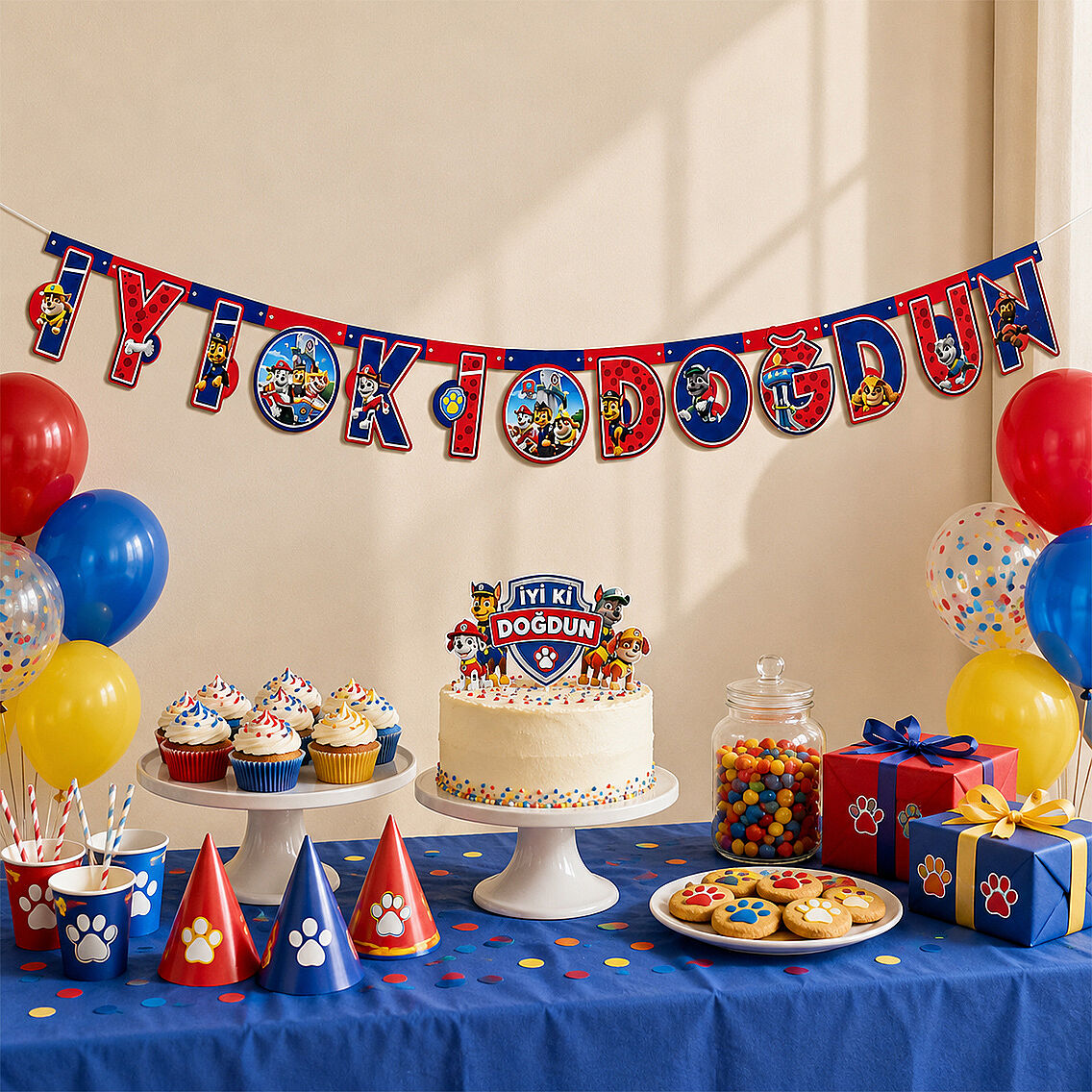 Paw Patrol Temalı İyi Ki Doğdun Banner - 2
