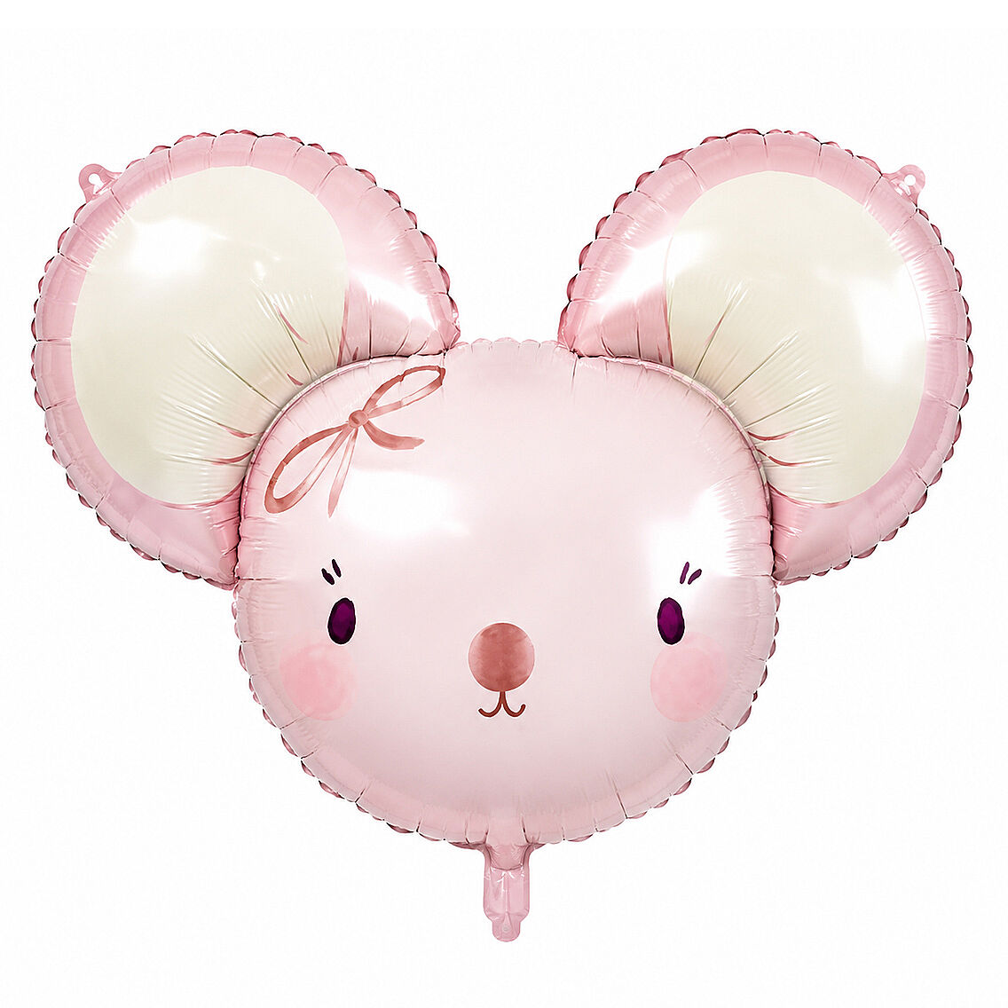 Pembe Fare Folyo Balon - 1