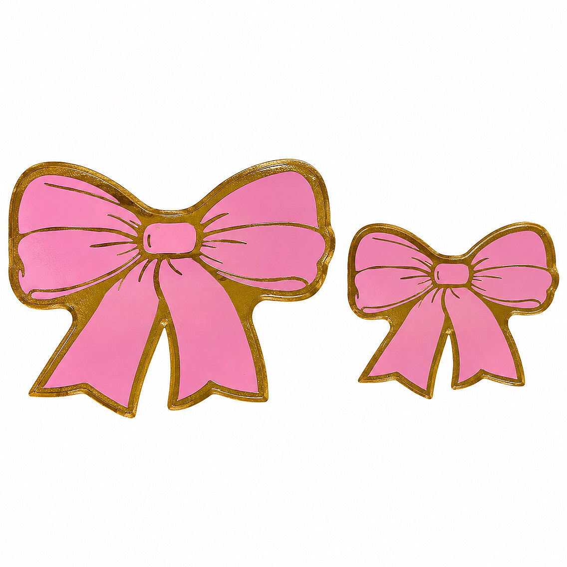 Pembe Gold Fiyonk Balon Süsü 28’li - 2