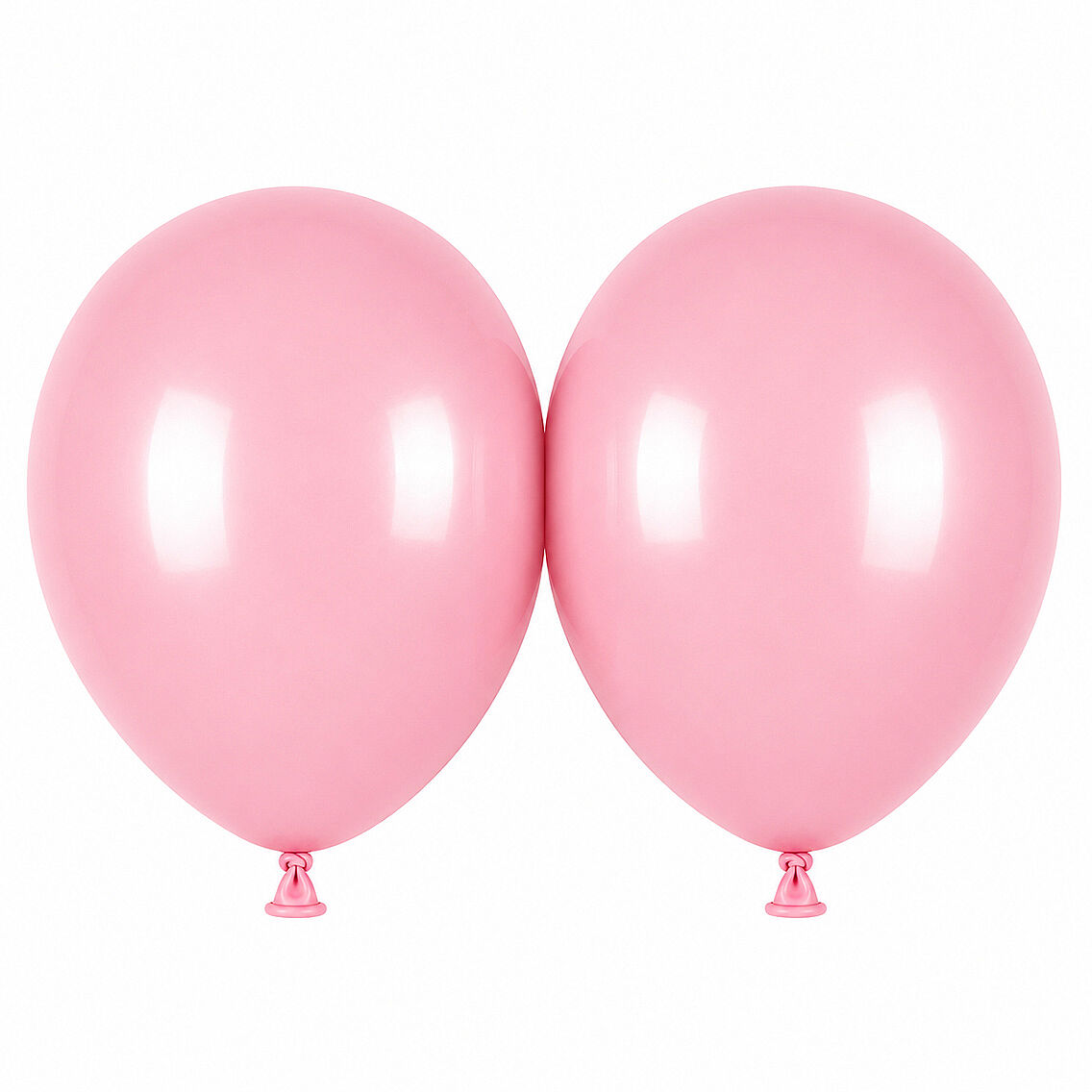 Pembe Renk Lateks makaron Balon (45 cm) - 2 Adet - 1