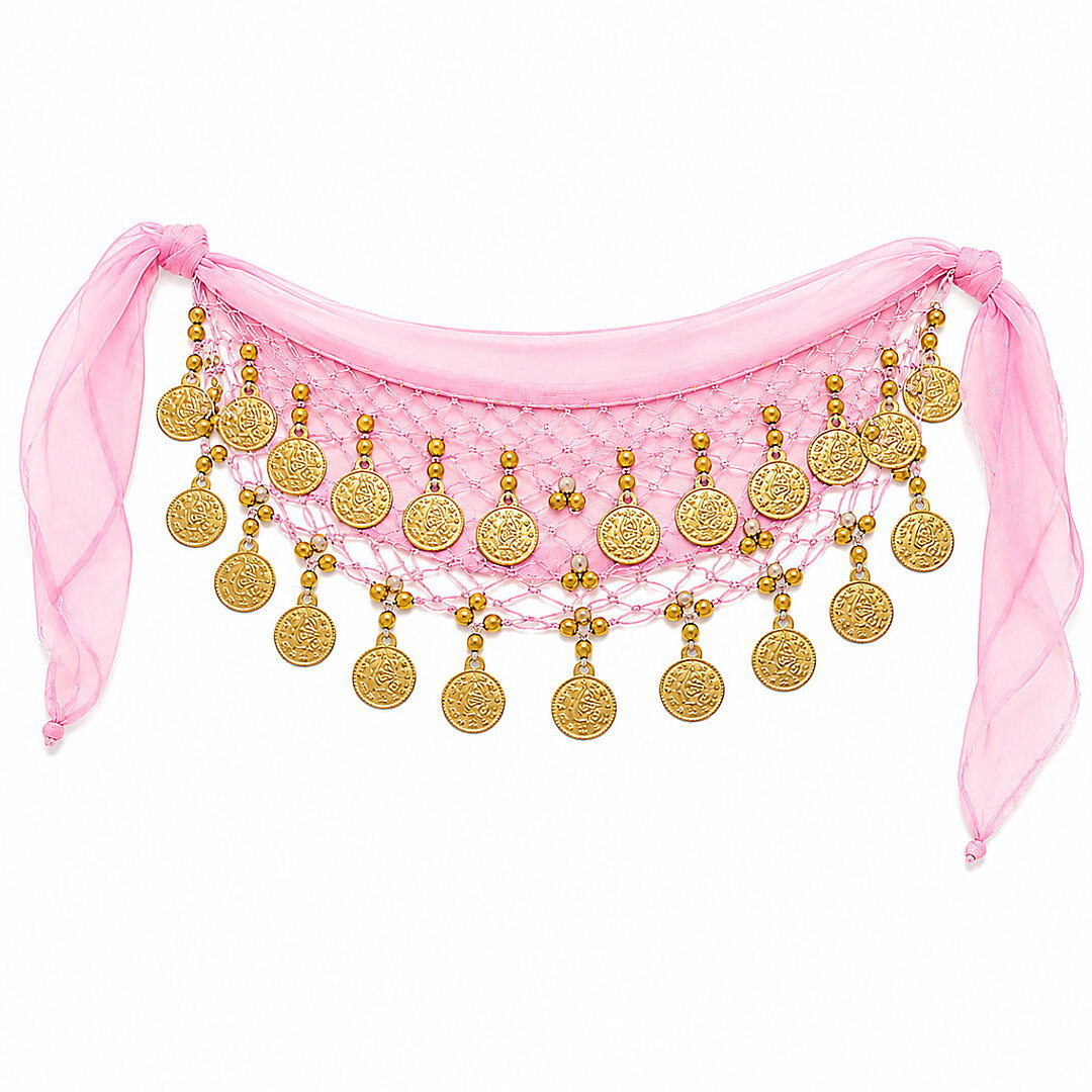 Pembe Shakira Kemeri (Oryantal Dans Kemeri - Kına Gecesi Zilli Kemer) - Beysüs