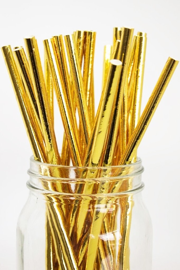 Pipet Kağıt Parlak Gold 25 li - 1