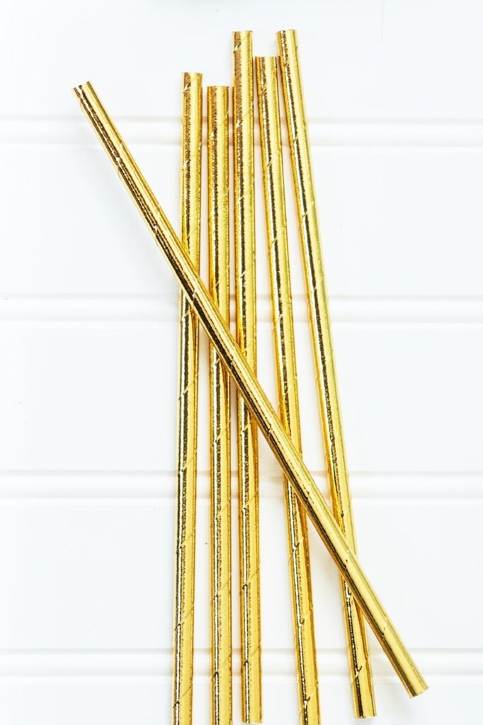 Pipet Kağıt Parlak Gold 24 lü - 2
