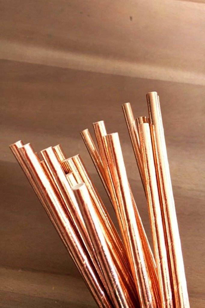 Pipet Kağıt Rose Gold 24 lü - 2