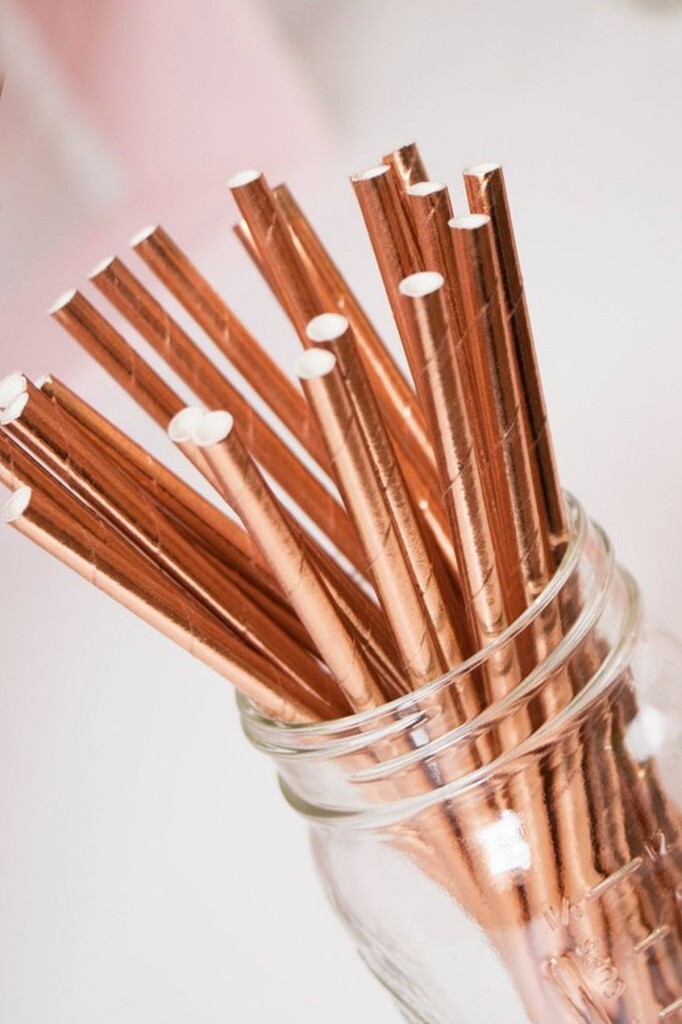Pipet Kağıt Rose Gold 24 lü - 4